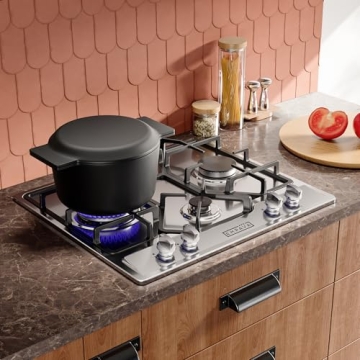 Empava 24" Gas Stove Cooktop with 4 Burners