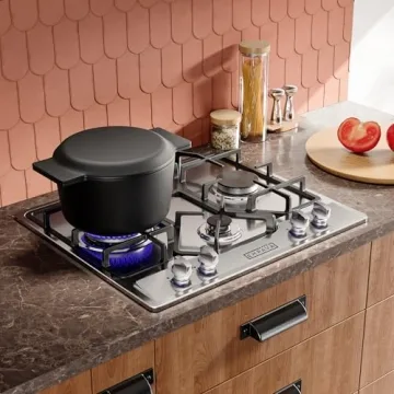 Empava 24" Gas Stove Cooktop with 4 Burners