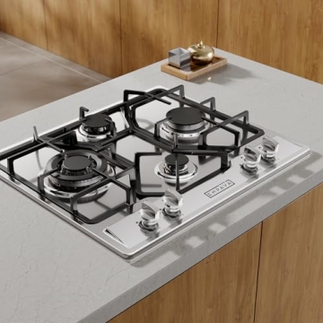 Empava 24" Gas Stove Cooktop with 4 Burners