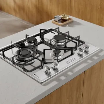 Empava 24" Gas Stove Cooktop with 4 Burners