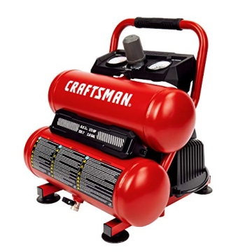 CRAFTSMAN Air Compressor Portable Air Tool, 2 Gallon, 1/3 HP, Oil-Free, Max 125 PSI