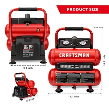 CRAFTSMAN Portable Air Compressor 2 Gallon 125 PSI