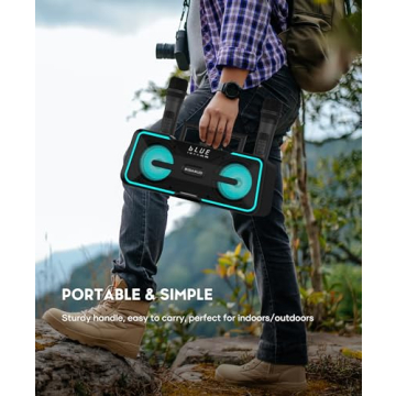 BIGASUO Karaoke Machine with 2 Wireless Microphones