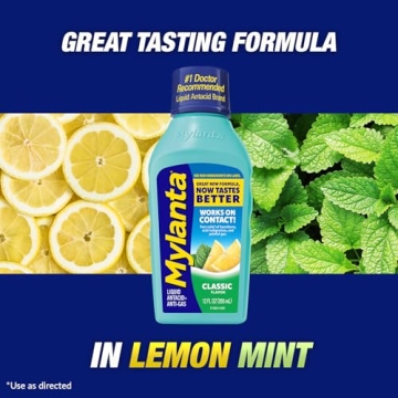 Mylanta Liquid Antacid for Heartburn Relief 12 oz