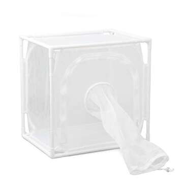 RESTCLOUD Monarch Butterfly Habitat Cage, Outdoor Insect Mesh Cage Terrarium 16" x 12" x 16"