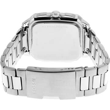 Fossil Men's Quartz Inscription Stainless Steel Watch