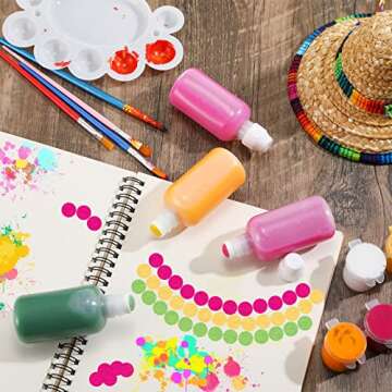 24 Pack Refillable Paint Dauber Bottles for Kids Art
