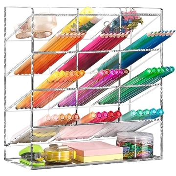 BEYGORM Acrylic Vertical Marker Organizer - Space Saver