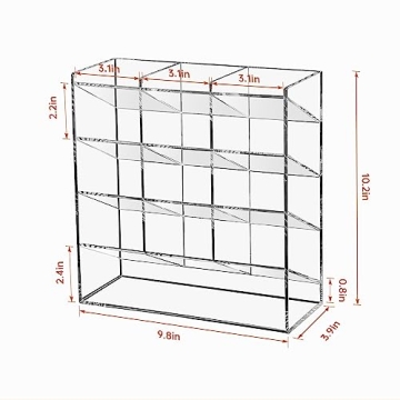 BEYGORM Acrylic Vertical Marker Organizer - Space Saver