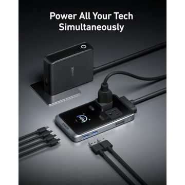 Anker 240W 8-in-1 USB C Power Strip with Detachable Cord