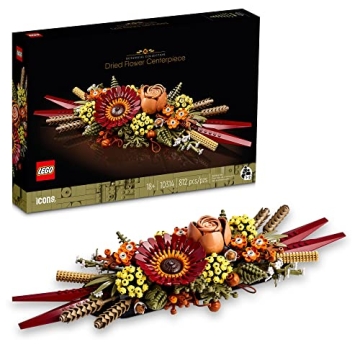 LEGO Icons Dried Flower Centerpiece Set for Adults