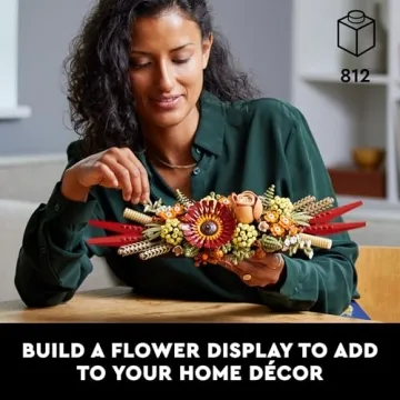 LEGO Icons Dried Flower Centerpiece Set for Adults