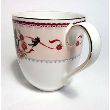 Noritake Kiki's Delivery Service Jiji Mugcup Pink Studio Ghibli MJ58186/H-612L