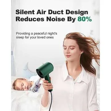 7MAGIC High-Speed Hair Dryer - Fast, Low Noise, Travel-Friendly