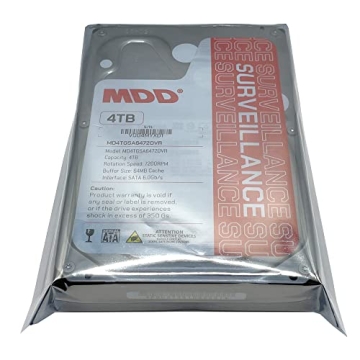 MDD MAXDIGITALDATA 4TB Surveillance Hard Drive
