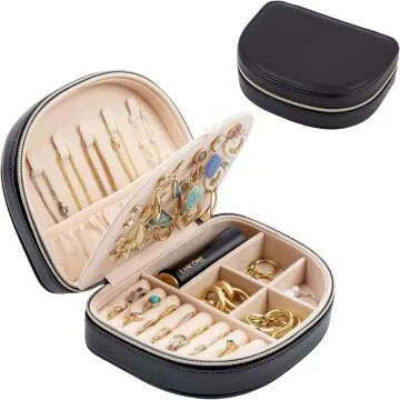Stylish Compact Travel Jewelry Box for Women