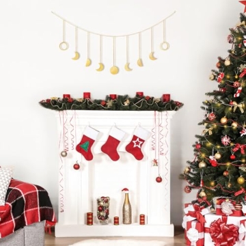 Mkono Moon Phase Wall Hanging for Elegant Home Decor