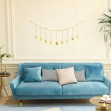 Mkono Moon Phase Wall Hanging for Elegant Home Decor