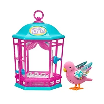 Interactive Little Live Pets Rainbow Glow Bird Toy for Kids
