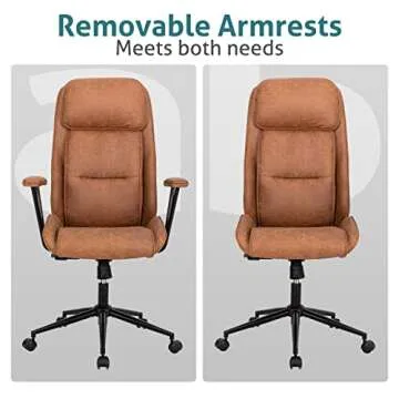 BOWTHY Ergonomic Leather Office Chair - Modern Comfort & Style