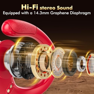 HAOYUYAN Wireless Earbuds - 80Hrs Playtime, IPX7 Waterproof