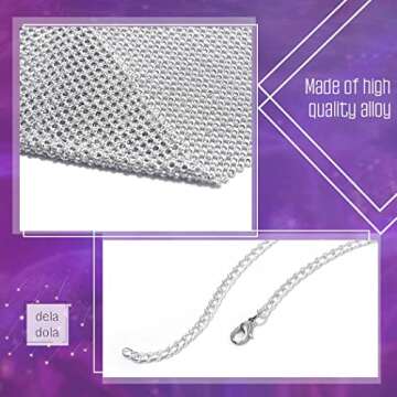 deladola Rhinestone Tank Tops Silver Sparkly Crystals Crop Top V Neck Halter Backless Summer Beach Outfits for Women