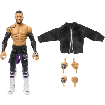 Mattel WWE Elite Action Figure & Accessories, 6-inch Collectible Finn Balor with 25 Articulation Poi...
