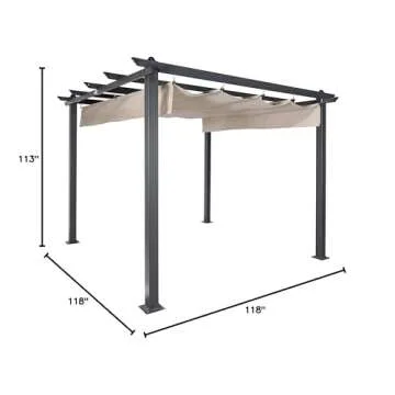 Coolaroo Aurora Pergola, Stylish Backyard Shade Solution