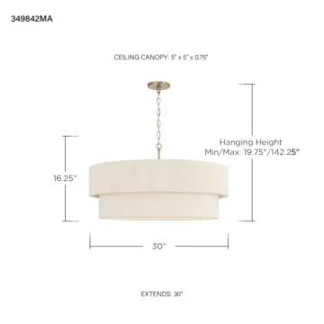 Delaney Modern Hand-Wrapped Rope Pendant Fixture