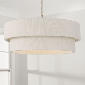 Delaney Modern Hand-Wrapped Rope Pendant Fixture