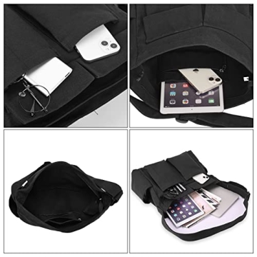 Charlore Durable Canvas Messenger Bag for All Users