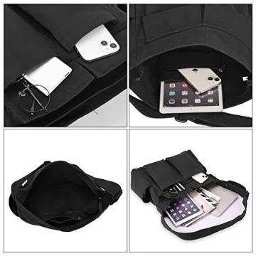 Charlore Durable Canvas Messenger Bag for All Users