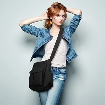 Charlore Durable Canvas Messenger Bag for All Users