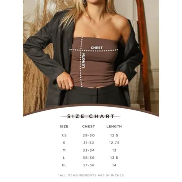 MixMatchy Women's Double Layered Tube Top 3PACK