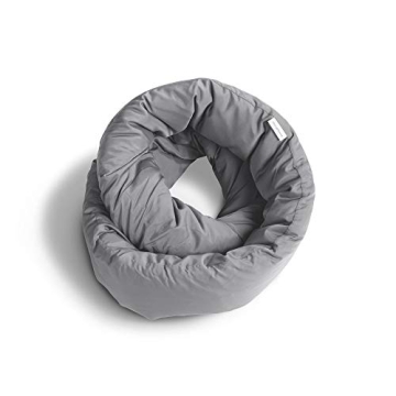 Huzi Infinity Pillow Versatile Travel Neck Support Grey