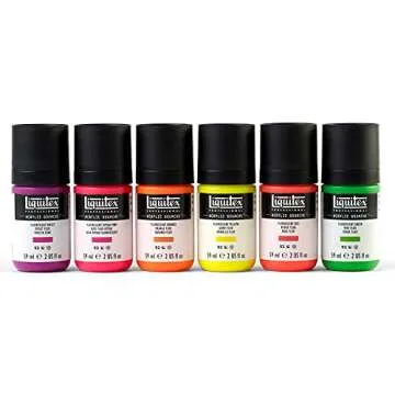 Vibrant Liquitex Acrylic Gouache Paint Set for Artists