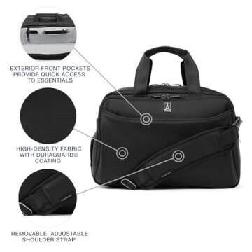 Travelpro Crew Classic Lightweight Softside Luggage Underseat Tote Bag for Men and Women