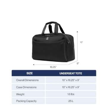 Travelpro Crew Classic Lightweight Underseat Tote Bag