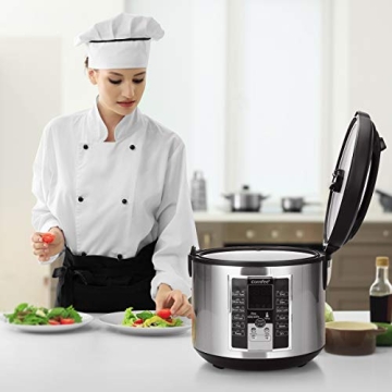 Versatile COMFEE' Rice Cooker with 12 Cooking Programs