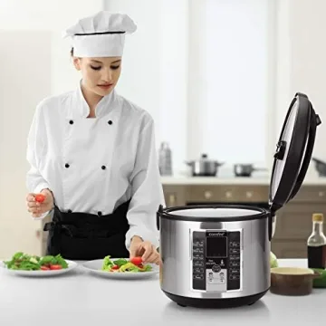 Versatile COMFEE' Rice Cooker with 12 Cooking Programs