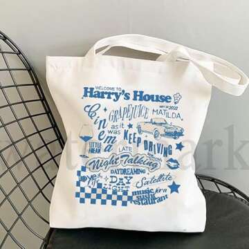 Singer Inspired Tote Bag - Perfect Gift for Music Fans