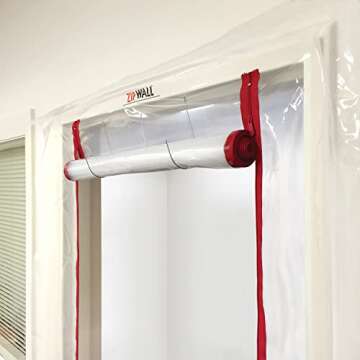 ZIPWALL ZipDoor ZDS Dust Barrier Zipper Door Kit