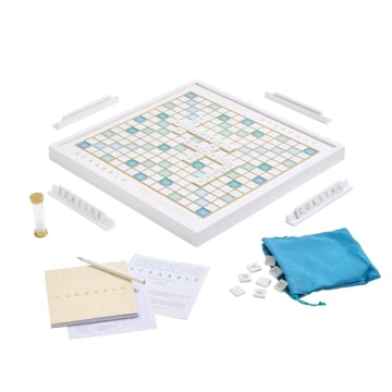 Luxurious WS Game Company Scrabble Bianco Edition Set