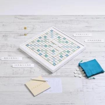 Luxurious WS Game Company Scrabble Bianco Edition Set