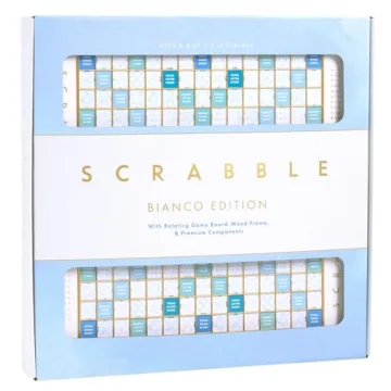 Luxurious WS Game Company Scrabble Bianco Edition Set