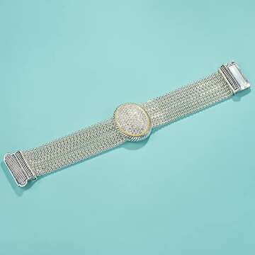 Elegant Twisted Cable Wire Multi Strand Box Chain Bracelet