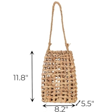 Hiceeden Woven Wall Basket - Durable Decoration & Storage
