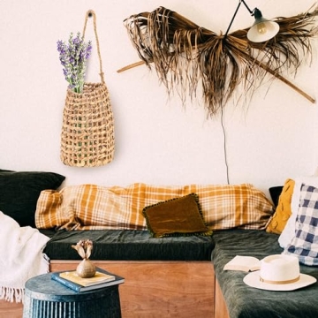 Hiceeden Woven Wall Basket - Durable Decoration & Storage