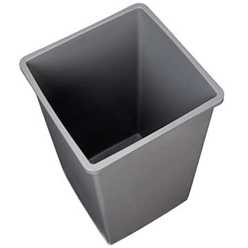 Amazon Basics Square Waste Container Pack of Two - 25 Gallons