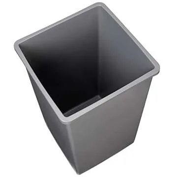 Amazon Basics Square Waste Container Pack of Two - 25 Gallons